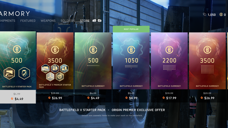 Illustration for article titled How Battlefield V’s New Microtransactions Work
